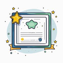 achievement certificate award copy clip art