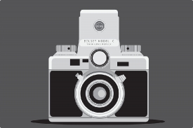 bolsey c22 camera gray color clipart