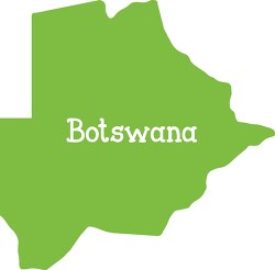 botswana color map
