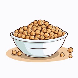 bowl of healthy chickpeas