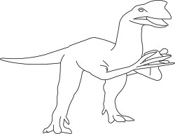 dinosaur black outline clipart 32
