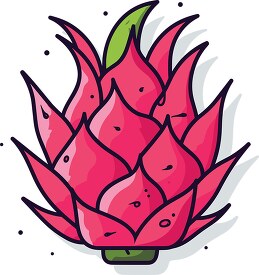 dragon fruit icon clip art