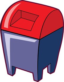 mail box cartoon style clipart