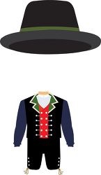 national costume norway clipart