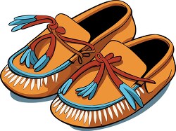 pair of native american moccasins