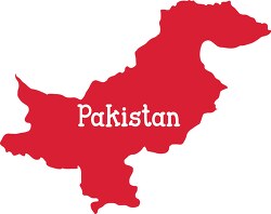 pakistan color map