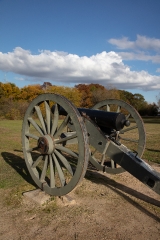 Cannon at Reeds Bridge Battleground Park in Jacksonville Arkansa