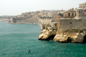 Coast of Valentta Malta