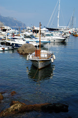 colorful boats along the amalfi coast italy 3286