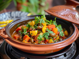 Hearty Moroccan vegetable dish
