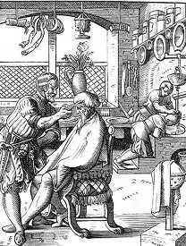 medieval barber illustration