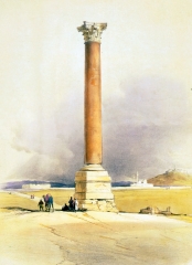 Pompey's pillar. Alexandria