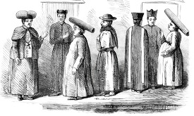 priests and monks historical illustration