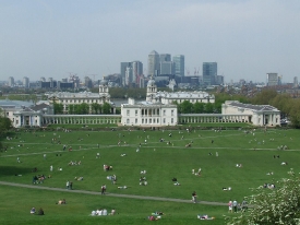 Queens House Greenwich viewed from Observatory Hill