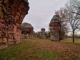 tandalone ridges and pillars of rock formations such as this arr