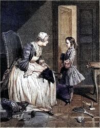 The Governess with a child