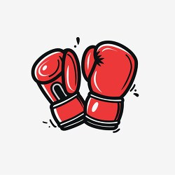 red boxing gloves clip art