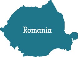 romania color map