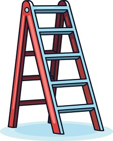 step ladder icon style clipart