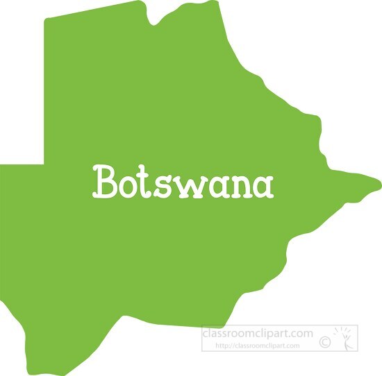 botswana color map