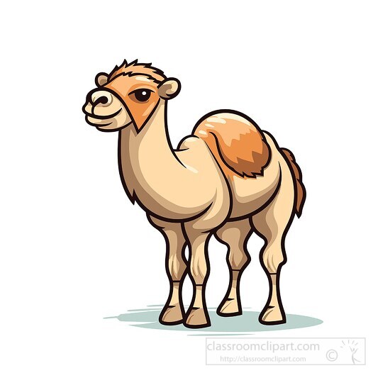 cute one hump camel
