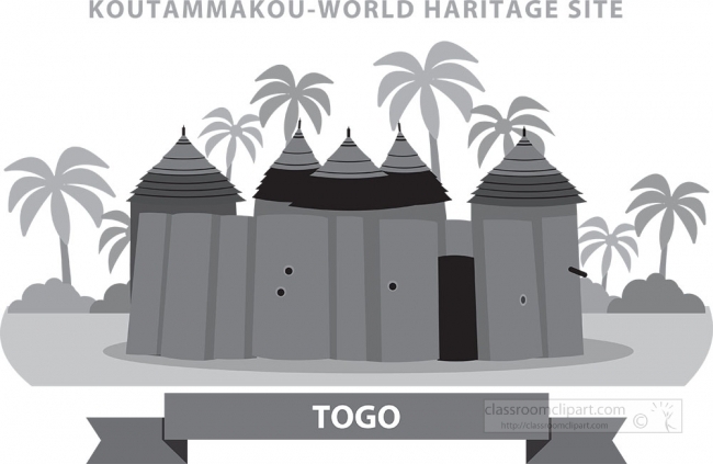 mud tower houses koutammakou world heritage site togo africa gra