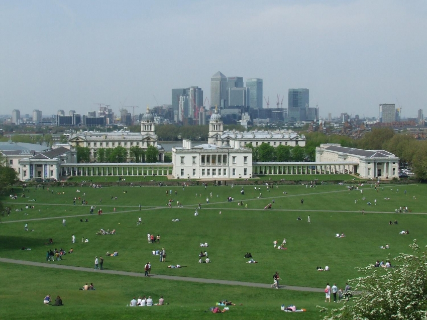 Queens House Greenwich viewed from Observatory Hill