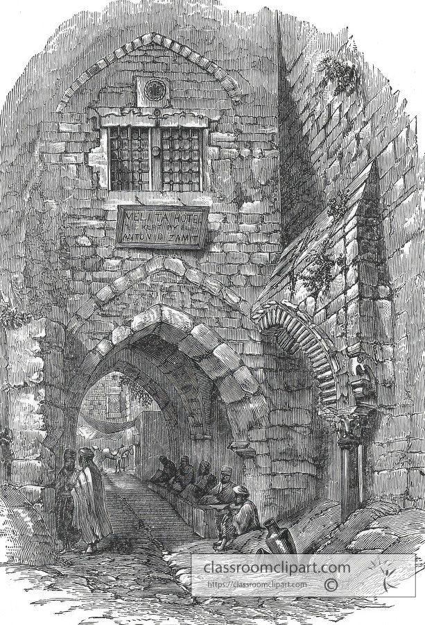 West Door Church of the Holy Sepulchre Jerusalem