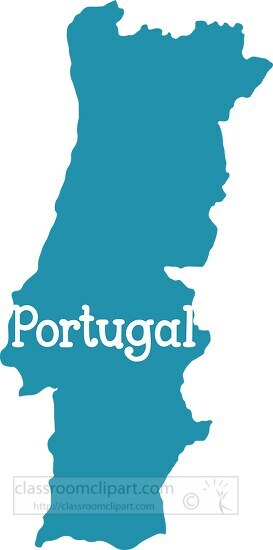 portugal color mapa