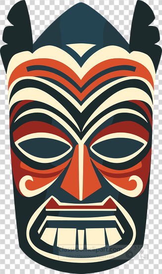 traditional Maori tribal mask