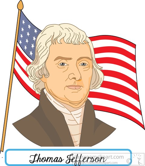 Thomas Jefferson Clipart president-thomas-jefferson-with-flag-clipart. Size: 108 Kb From: American Presidents