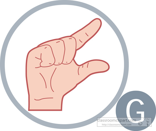 Letter G In Sign Language