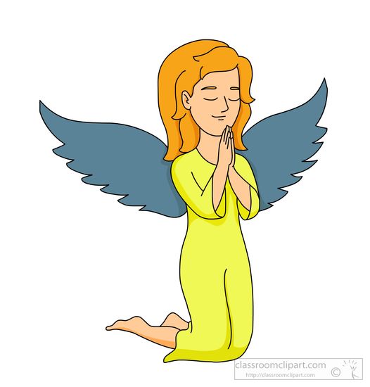 free clipart praying angel - photo #11