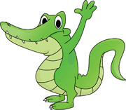 Cartoon Alligator Clip Art - Operation18 - Truckers Social Media