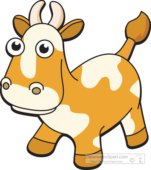 yellow cow clipart - photo #19