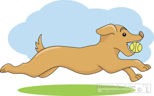 clipart dog running - photo #9