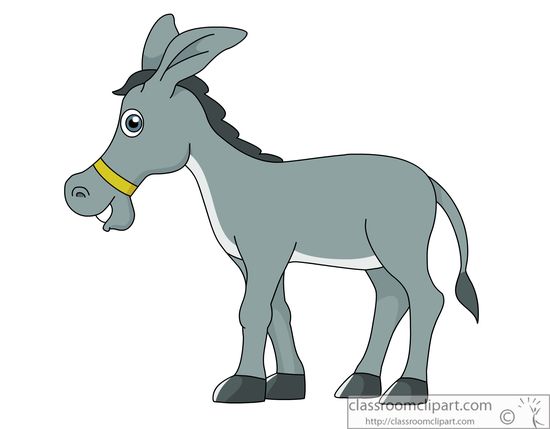 clipart of donkey - photo #39