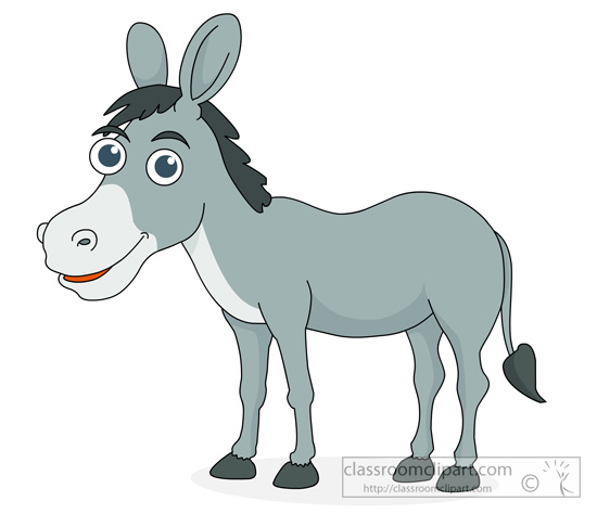 clipart of donkey - photo #15
