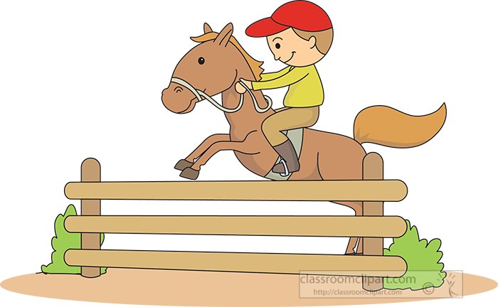 jumping horse clip art free - photo #40