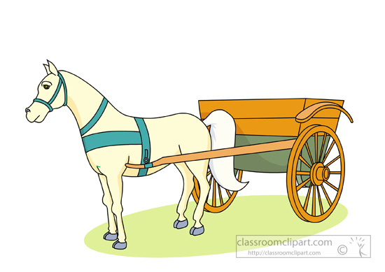 horse wagon clipart - photo #14