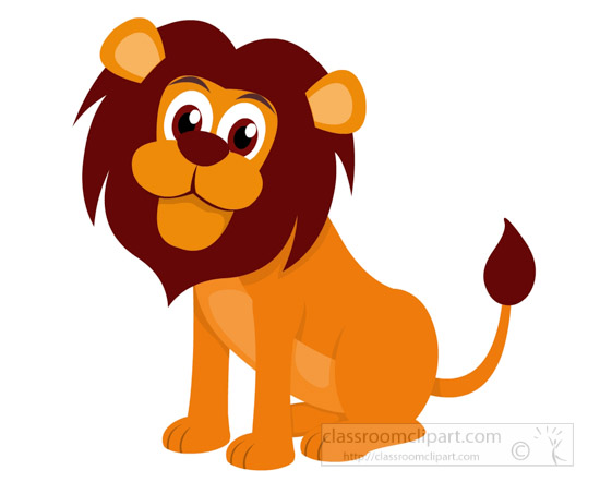 free lion cartoon clipart - photo #29