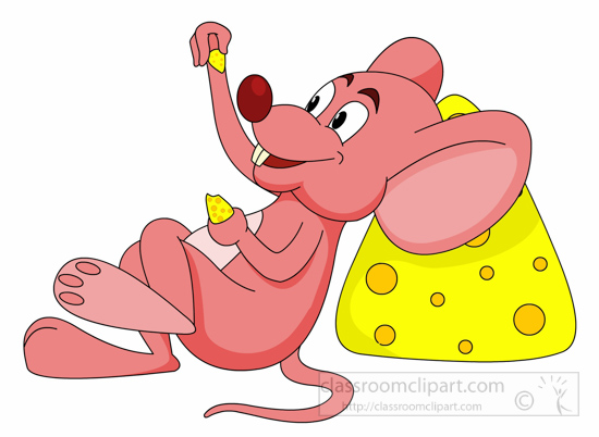 clipart mouse eating cheese - photo #22