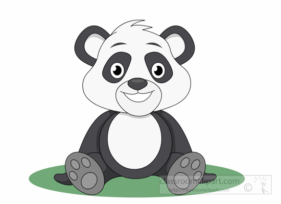Panda Clipart Clipart Baby Panda Sitting Clipart 127 Classroom Clipart