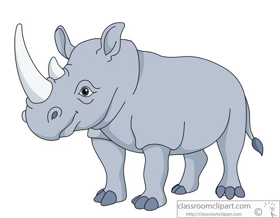 clipart rhino - photo #19