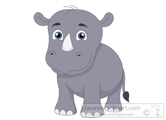 baby rhino clipart - photo #26