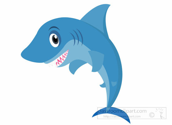 free clip art cartoon sharks - photo #37