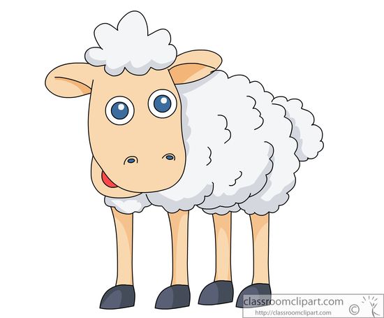 clipart cartoon sheep - photo #50