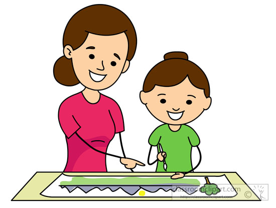 clip art mother reading to child - photo #32
