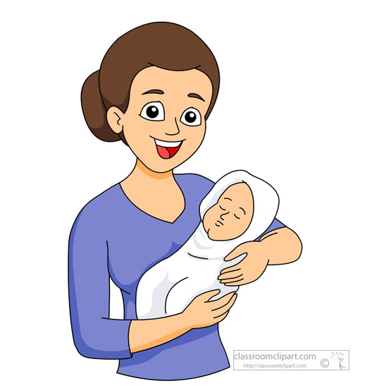 clipart of mother and baby - photo #17