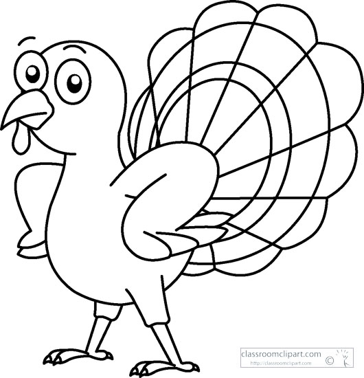 free black and white clip art for thanksgiving - photo #44